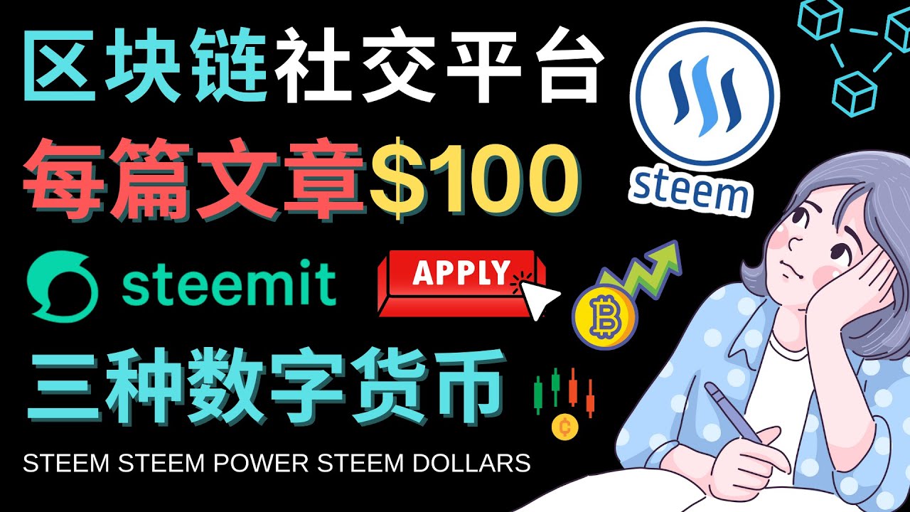 区块链的社交媒体平台Steemit,每篇文章赚100美元 – 注册流程和盈利模式