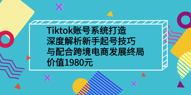 Tiktok账号系统打造，深度解析新手起号技巧与跨境电商发展终局