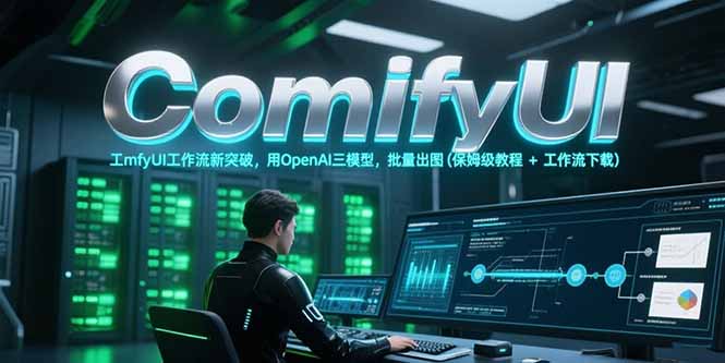 ComfyUI工作流新突破，用OpenAI三模型，批量出图(保姆级教程+工作流下载)