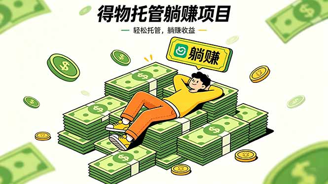 26年6月必做！得物视频激励项目，全自动运营单号月利润3600+