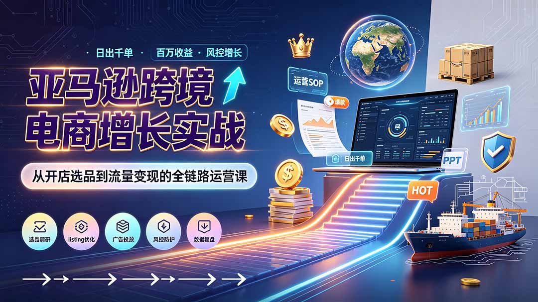 :从注册风控到稳定日出千单实战,规避审核封店风险,标准化执行流程落地