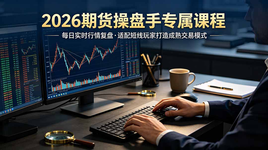 货操盘手专属课程-更新7月11,每日实时行情复盘,适配短线玩家打造成熟交易模式