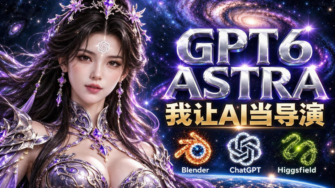 把导演椅让给GPT-6 Astra!30秒玄幻运镜搓出来