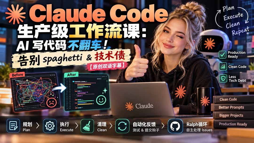 Claude Code 课评测:别再让AI把代码写成意大利面