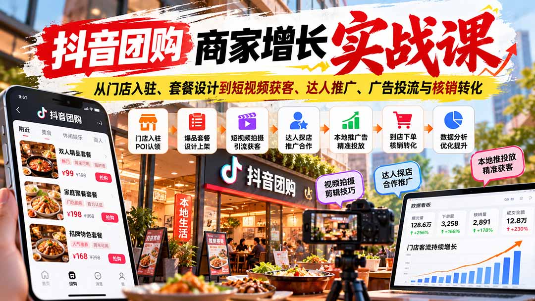 干了3年餐饮，我才搞明白抖音团购运营怎么打