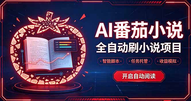 AI自动化项目怎么落地？番茄小说自动刷收益拆解
