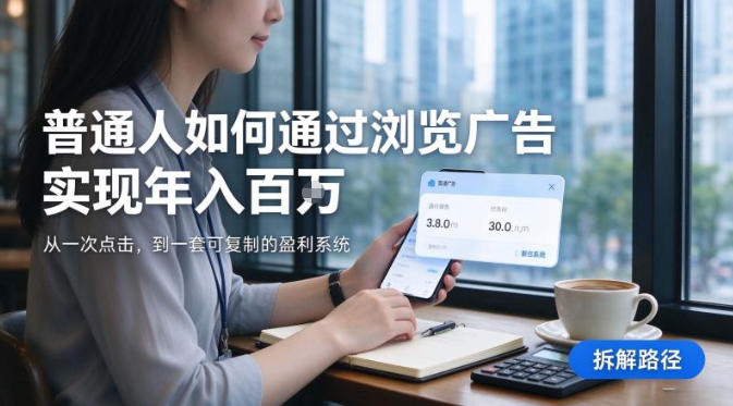 全自动浏览广告赚钱到底是真是假？我把流程跑了一遍给你看