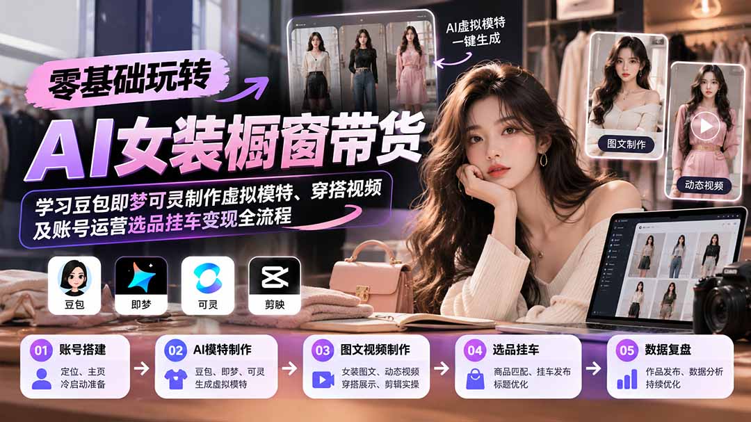 AI女装橱窗带货 配图2