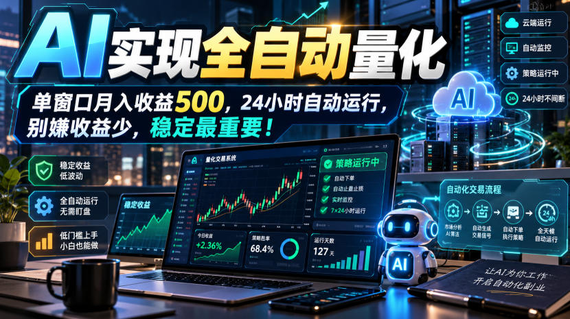 AI量化交易怎么做，看半年实操与500左右收益