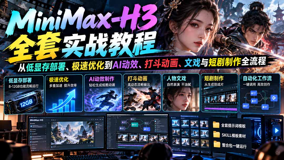 AI视频制作：MiniMax-H3短剧实战手记