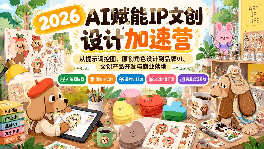 2026IP设计实操：文创产品设计怎么商业变现