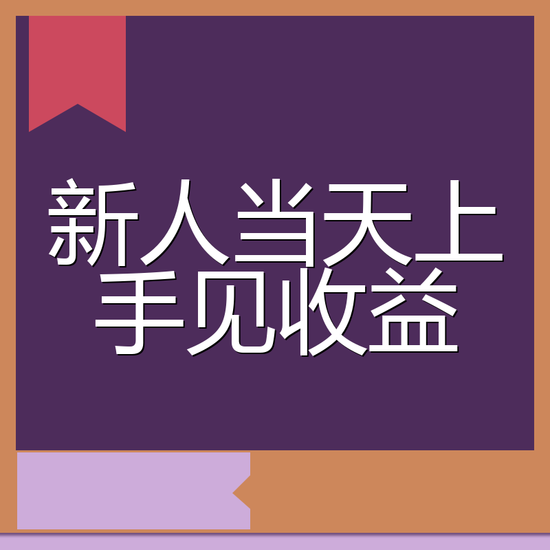 新人当天上手见收益