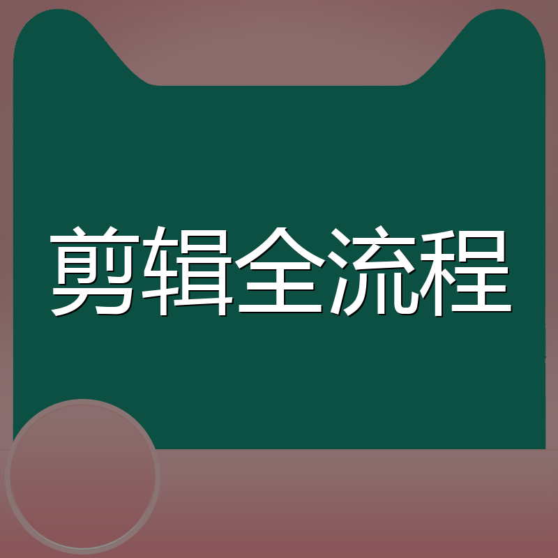 剪辑全流程